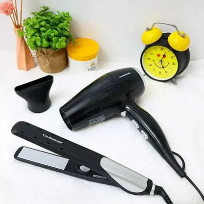 🔥 2-in-1 Professional Hair Straightener & Curler