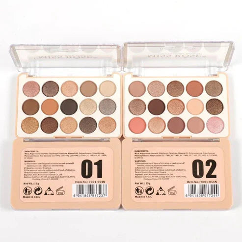 12-Color Glam Eyeshadow Palette – Matte & Shimmer Shades for Every Look